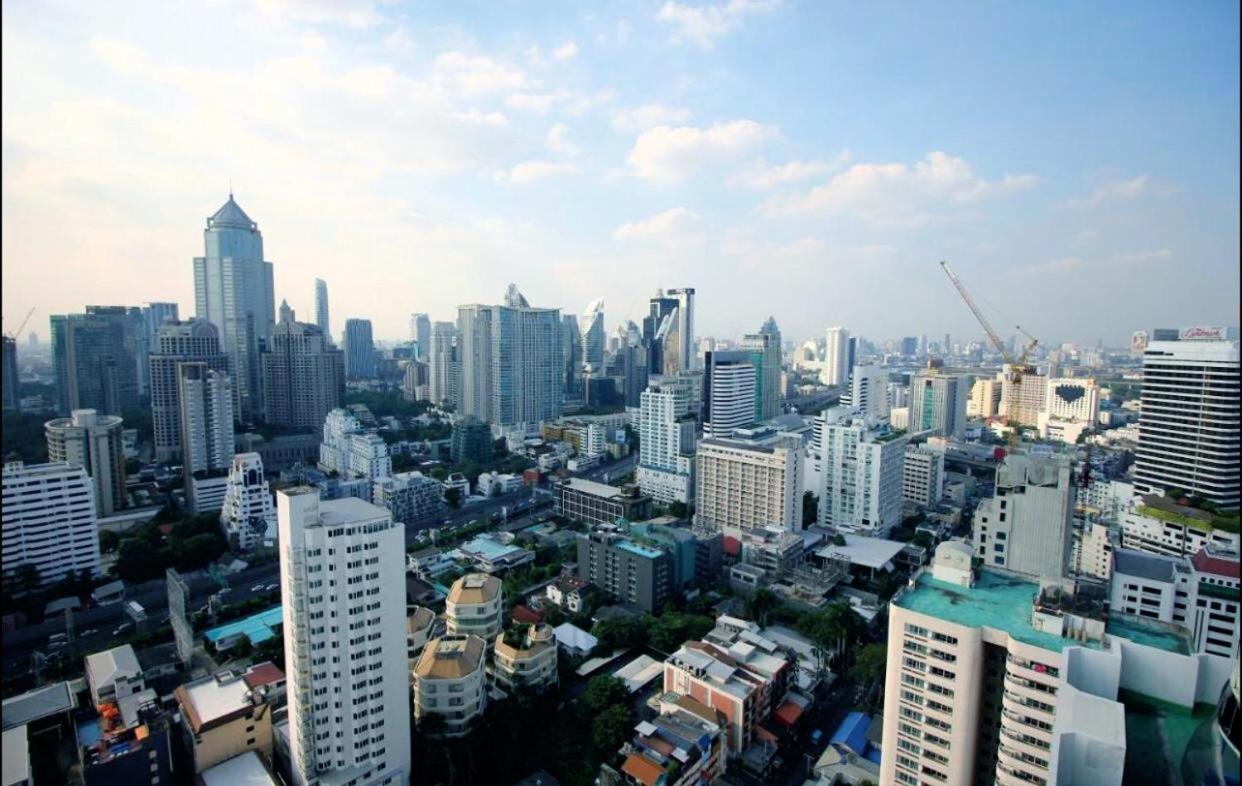 Omni Tower Cozy Apartment Near Nana Bts Bangkok Kültér fotó